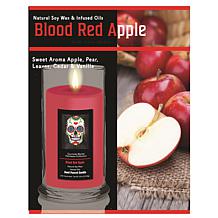 Courtside Market Halloween Day of the Dead Red Apple Soy Wax Candle