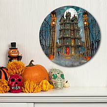 Courtside Market Haunted House II 8"x8" Circular Board