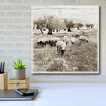 Courtside Market In The Fields 12x18 Canvas Wall Art