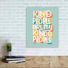 Courtside Market Kind People I Canvas Wall Art - 30" x 40"