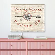 Courtside Market Kissing Booth 20x24 Canvas Wall Art
