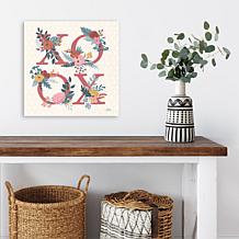 Courtside Market Love Letters VIII 24x24 Canvas Wall Art