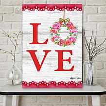 Courtside Market Love Valentine 24x36 Canvas Wall Art