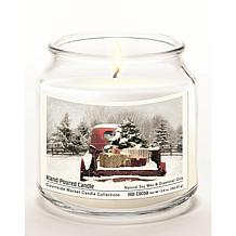 Courtside Market Red Christmas Truck Soy Wax Candle with Silver Lid