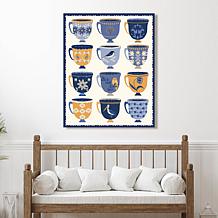 Courtside Market Scandi Teacups 20x24 Gallery-Wrapped Canvas