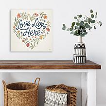 Courtside Market Spiced Petals VII 16x16 Canvas Wall Art