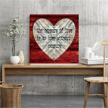 Courtside Market The Measure of Love 24x24 Canvas Wall Art