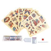 Craft Buddy Celebrate America Crystal Art Stickers - Set of 58