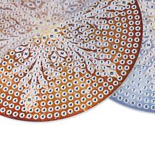 Craft Buddy Crystal Art 6-piece Snowflake Coasters Kit