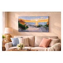 Craft Buddy Crystal Art Beach Days Canvas Triptych