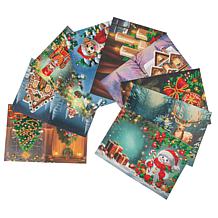 Craft Buddy Crystal Art Christmas and Every Day Card-Making Kit