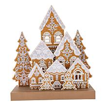 Craft Buddy Crystal Art Gingerbread Lane 3D Scene Kit
