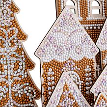Craft Buddy Crystal Art Gingerbread Lane 3D Scene Kit