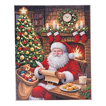 Craft Buddy Crystal Art Santa Claus Canvas Kit 