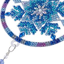 Craft Buddy Crystal Art Snowflake Hanging Pendant 3-pack - Blue/White