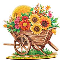 Craft Buddy Crystal Art Sunflower Wagon Kit