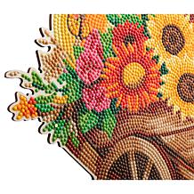 Craft Buddy Crystal Art Sunflower Wagon Kit