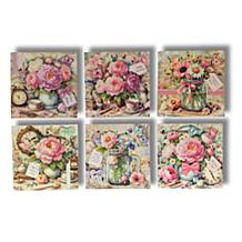 Craft Buddy Crystal Art Vintage Floral Card Set