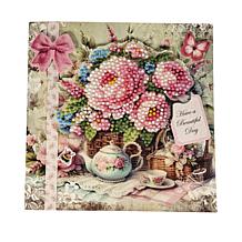 Craft Buddy Crystal Art Vintage Floral Card Set