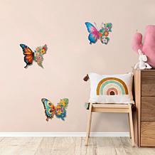 Craft Buddy Crystal Art Wall Stickers - Butterflies