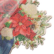 Craft Buddy Crystal Art Wooden Floral Vase Decoration