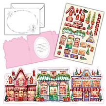 Craft Buddy Sweet Village Papercrafting Holiday Card