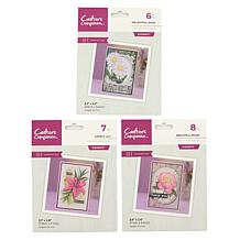 Crafter's Companion 3 Sets Layered Floral Dies - Daisy, Peony and Lily