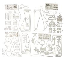 Crafter's Companion 3D Scene Builder Stamp & Die Set Mega Bundle
