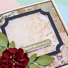 Crafter's Companion 8" x 8" Foiled Vellum Paper Pads - Set of 2