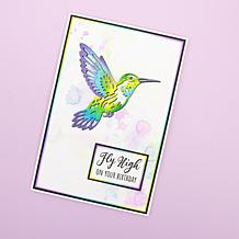 Crafter's Companion Animal Outline Stamp & Die Set - Fox, Bird & Stag