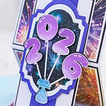 Crafter's Companion Balloon Numbers Stamp and Die Set