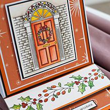 Crafter's Companion Christmas Border Letterpress Plates - Set of 3