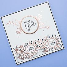 Crafter's Companion Cutting Edge Die and Foil Rub On Set