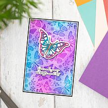 Crafter's Companion Floral & Butterfly Emboss Folder, Die & Stamp S...