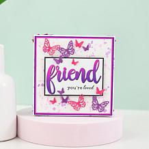 Crafter's Companion Friend and Congrats  Stamp & Die Sets