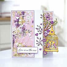 Crafter's Companion Lovebirds 12" x 12" Paper Pad - 24 Sheets