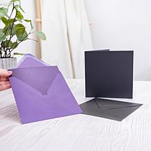 Crafter's Companion Pearl Card Blanks and Envelopes - Set of 80