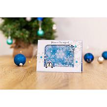 Crafter's Companion Santa's Grotto Christmas Peek-A-Boo Stamp/Die Set