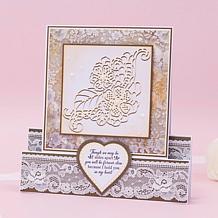 Crafter's Companion Sara Signature 12" x 12" Antique Lace Paper Pad