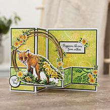 Crafter's Companion Sheena Garden Visitors Stamp & Die Set - Fox