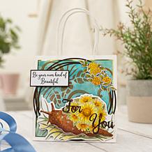 Crafter's Companion Sheena Garden Visitors Stamp & Die Set - Owl
