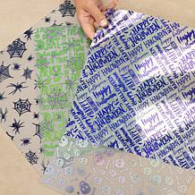 Crafter's Companion Trick or Treat Foiled Acetate - 12 Sheets