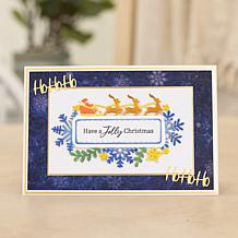 Crafter's Companion Winter Sentiment Frame Stamp and Die Kit