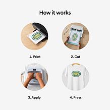 Cricut EasyPress™ 3 in 9" x 9" Size with Mat and Printable Iron-Ons