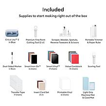Cricut Joy 2 Deluxe Bundle in Blue with Crafting Tools