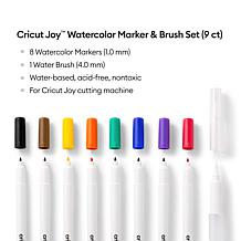 Cricut Joy 9-piece Watercolor Marker and Brush Set
