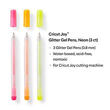 Cricut Joy Glitter Gel Pens 0.8 mm, Neon (3 Ct)
