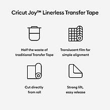 Cricut Joy Linerless Transfer Tape Transparent