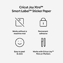 Cricut Joy Xtra Smart Label Paper – Permanent (4 ct)
