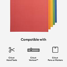 Cricut Smart Paper Sticker Cardstock Sampler Neutrals - 13" x 25" 20ct